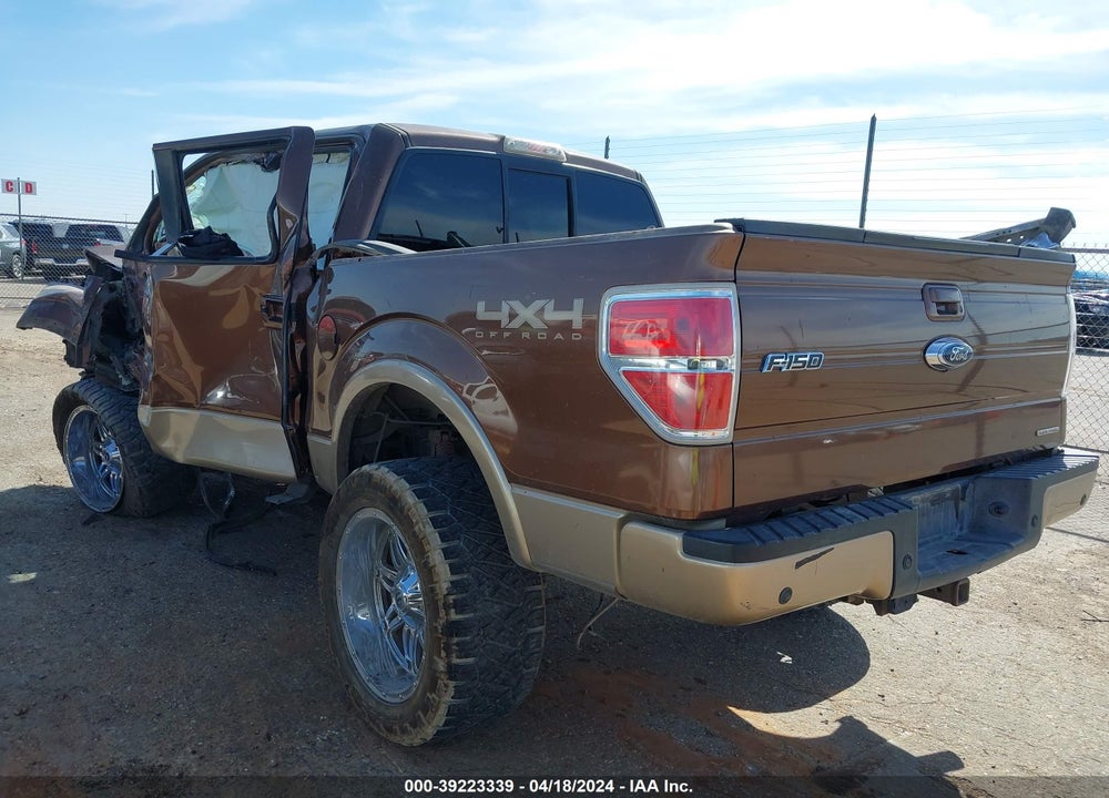 2011 FORD F-150 LARIAT VIN: 1FTFW1EF8BFC50632