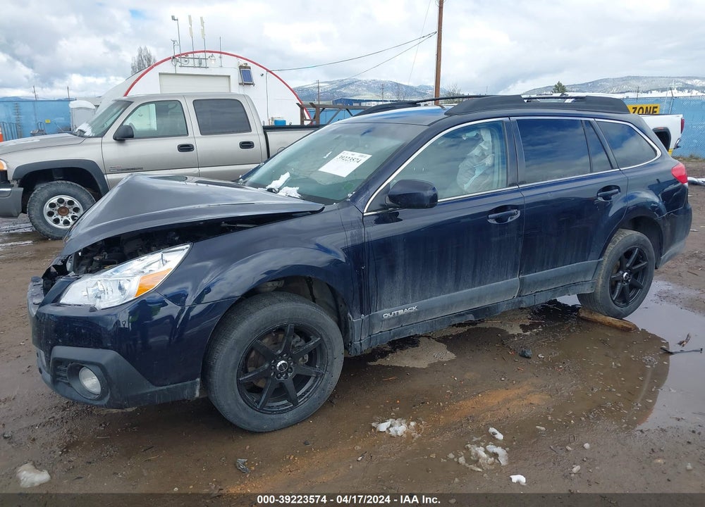 2013 SUBARU OUTBACK 2.5I PREMIUM VIN: 4S4BRBCC4D3321913