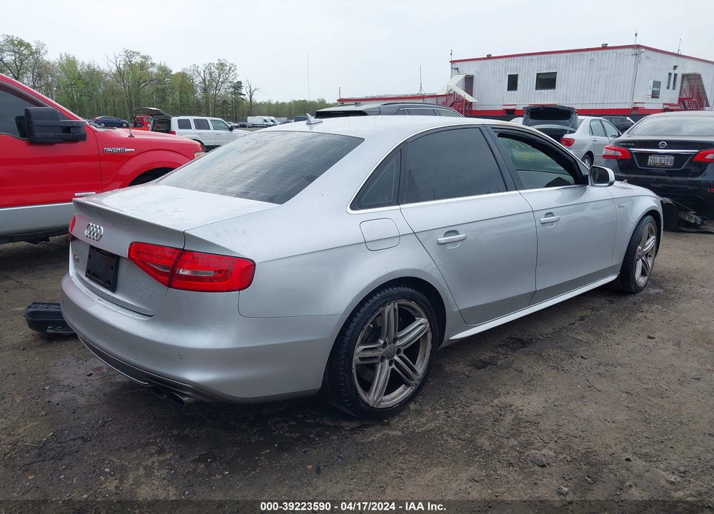 2014 AUDI S4 3.0T PREMIUM PLUS VIN: WAUBGAFL8EA049280