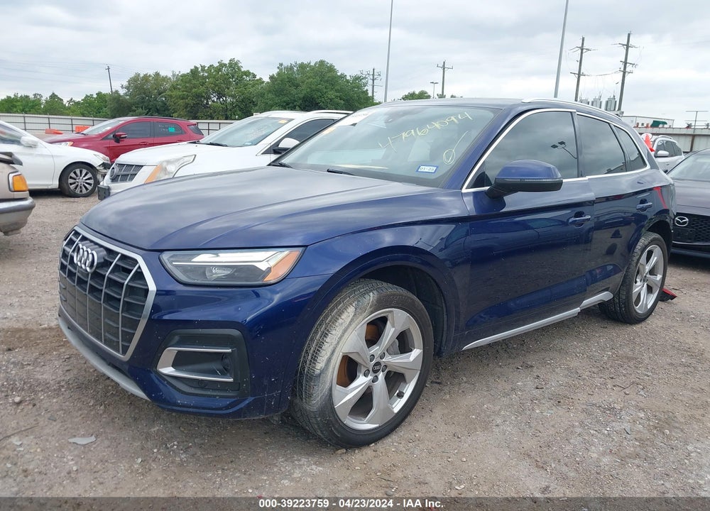 2021 AUDI Q5 PREMIUM PLUS 45 TFSI QUATTRO S TRONIC VIN: WA1BAAFY8M2039786