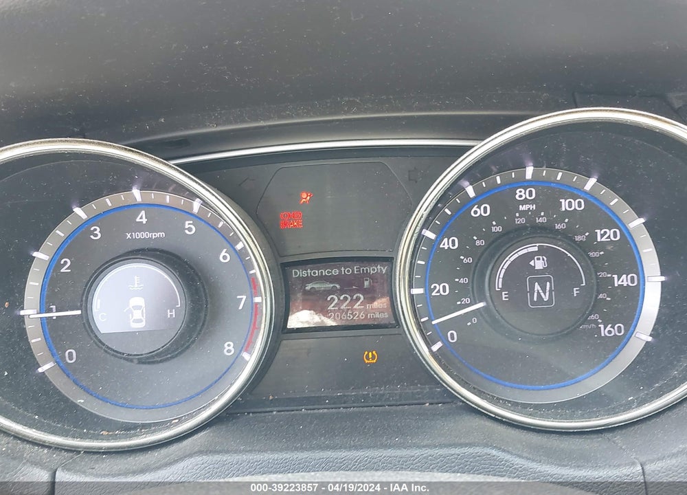 2012 HYUNDAI SONATA LIMITED VIN: 5NPEC4AC1CH321694