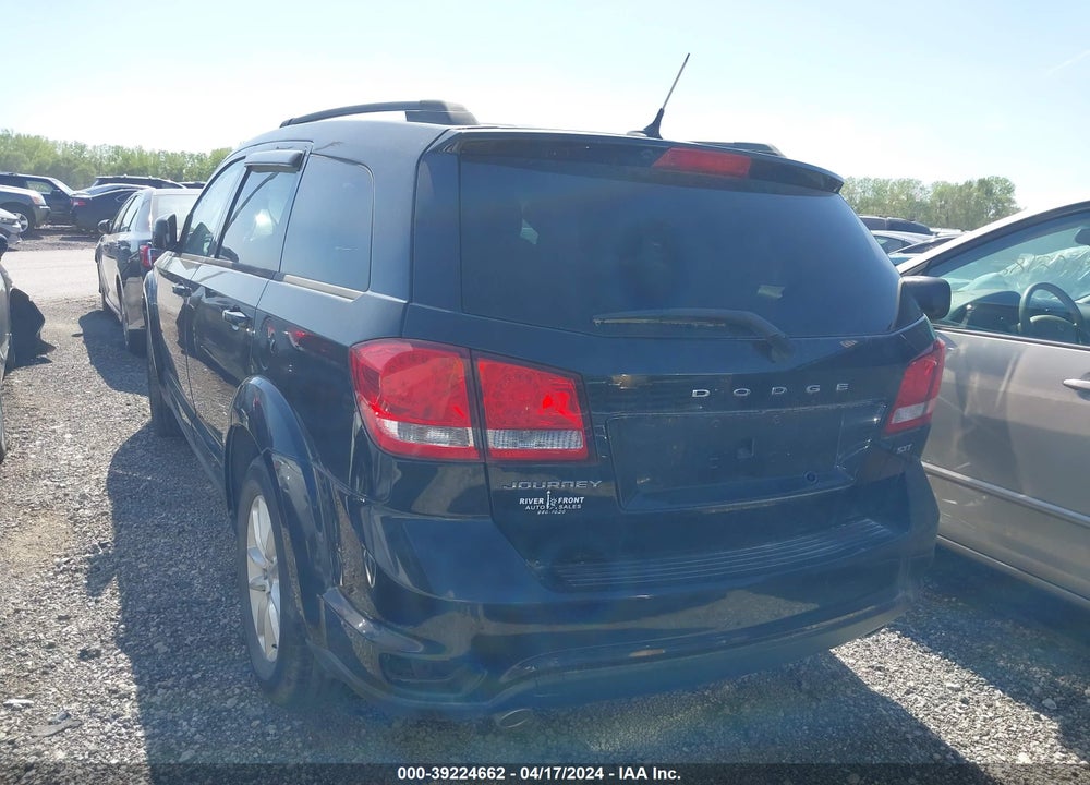 2013 DODGE JOURNEY SXT VIN: 3C4PDCBG0DT716176