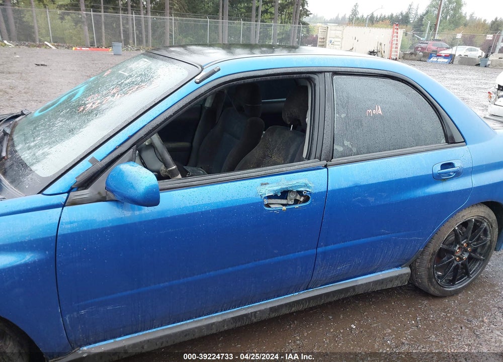 2003 SUBARU IMPREZA WRX VIN: JF1GD29633G508762