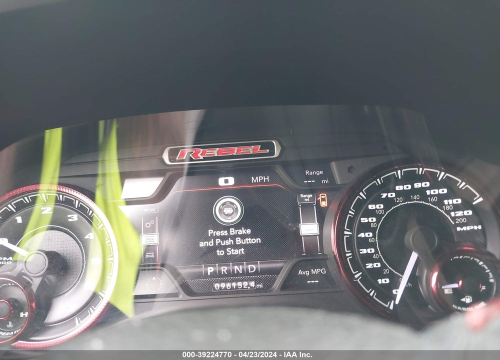 2019 RAM 1500 REBEL  4X2 5'7" BOX VIN: 1C6RRELT2KN724253