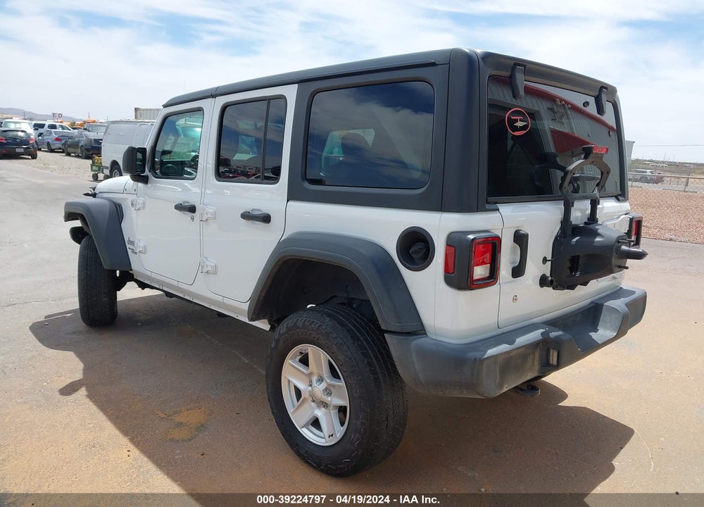 2018 JEEP WRANGLER UNLIMITED SPORT S 4X4 VIN: 1C4HJXDG9JW178391
