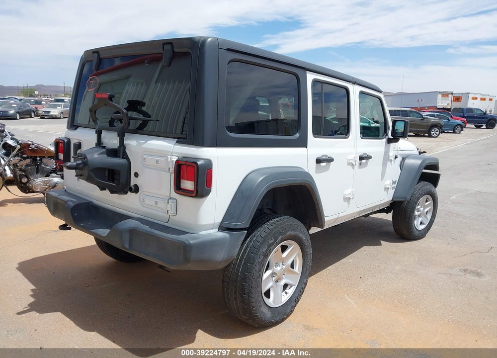 2018 JEEP WRANGLER UNLIMITED SPORT S 4X4 VIN: 1C4HJXDG9JW178391