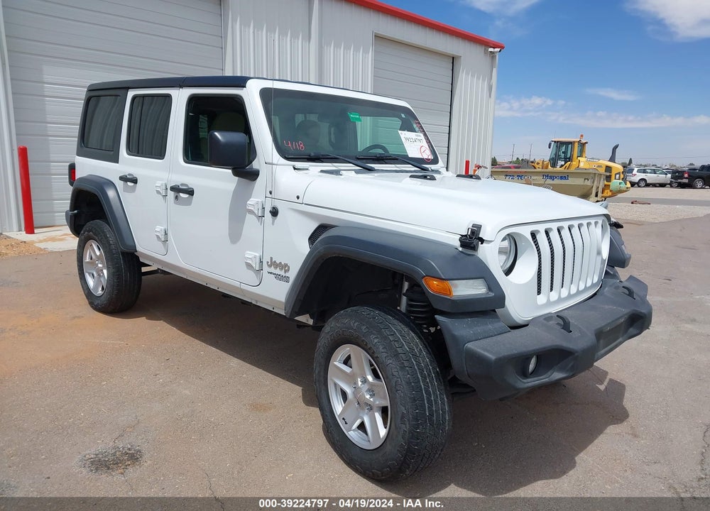 2018 JEEP WRANGLER UNLIMITED SPORT S 4X4 VIN: 1C4HJXDG9JW178391