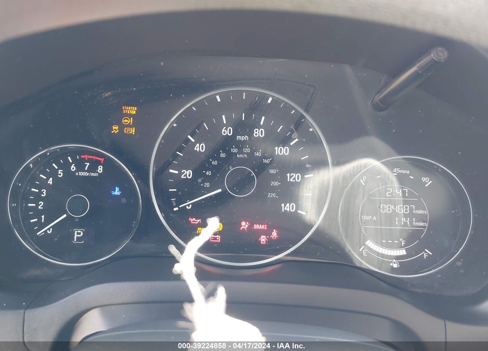 2017 HONDA HR-V EX VIN: 3CZRU6H54HM716255