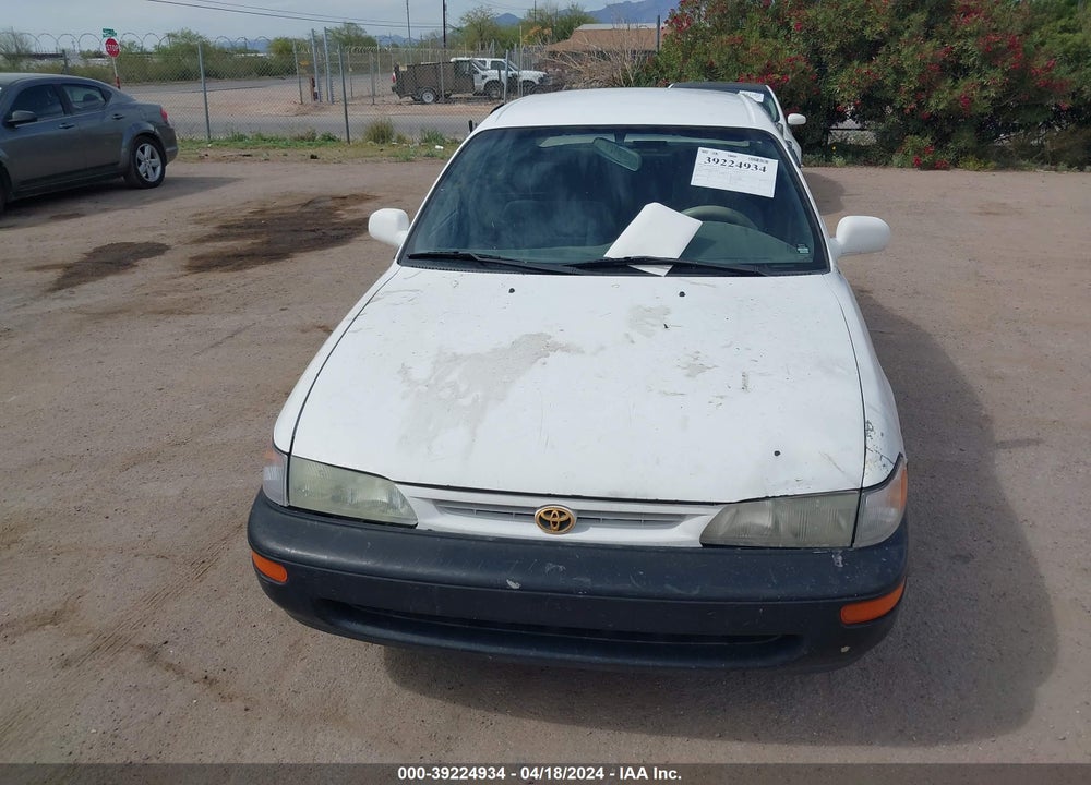 1996 TOYOTA COROLLA DX VIN: 2T1BB02E6TC174046