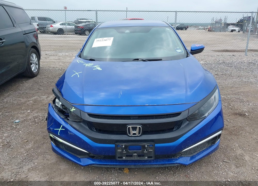 2021 HONDA CIVIC LX VIN: 2HGFC2F6XMH517639