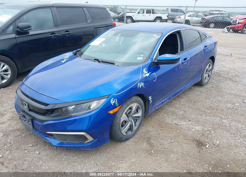 2021 HONDA CIVIC LX VIN: 2HGFC2F6XMH517639