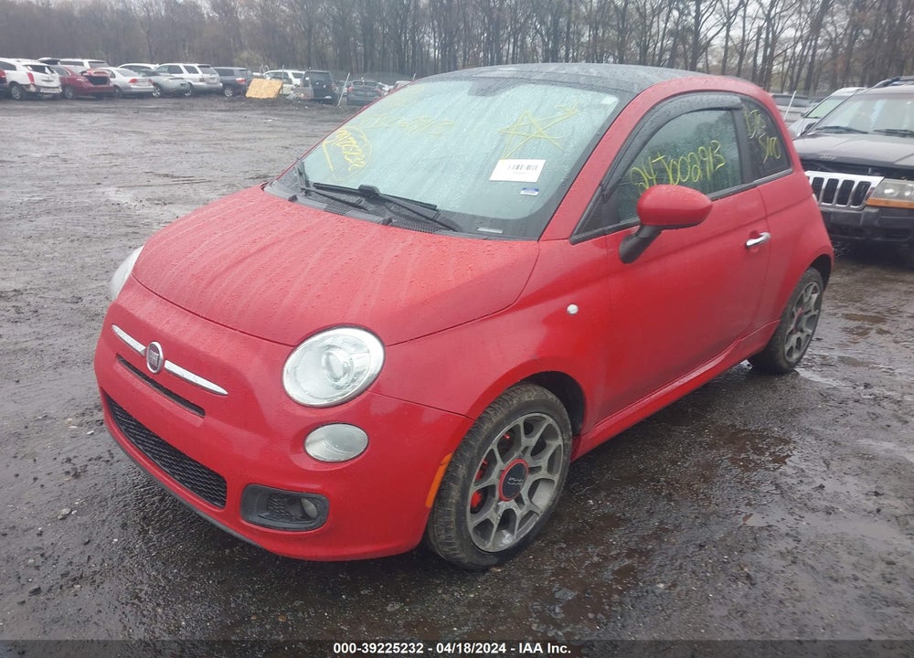 2012 FIAT 500 SPORT VIN: 3C3CFFBR3CT310634