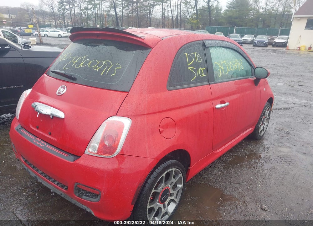 2012 FIAT 500 SPORT VIN: 3C3CFFBR3CT310634