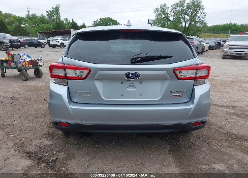 2017 SUBARU IMPREZA 2.0I SPORT VIN: 4S3GTAK64H3715726