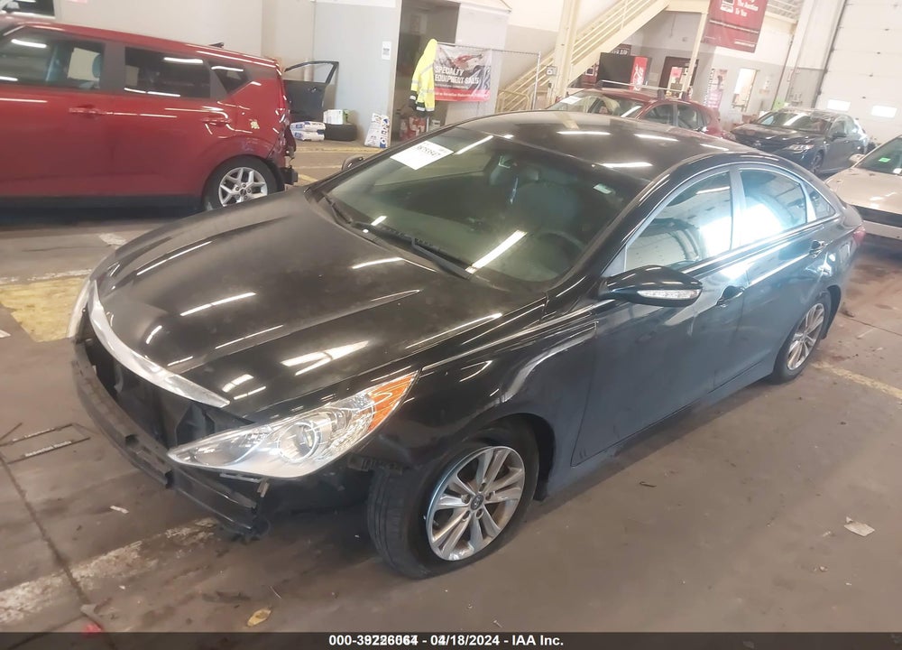 2014 HYUNDAI SONATA GLS VIN: 5NPEB4AC1EH876179