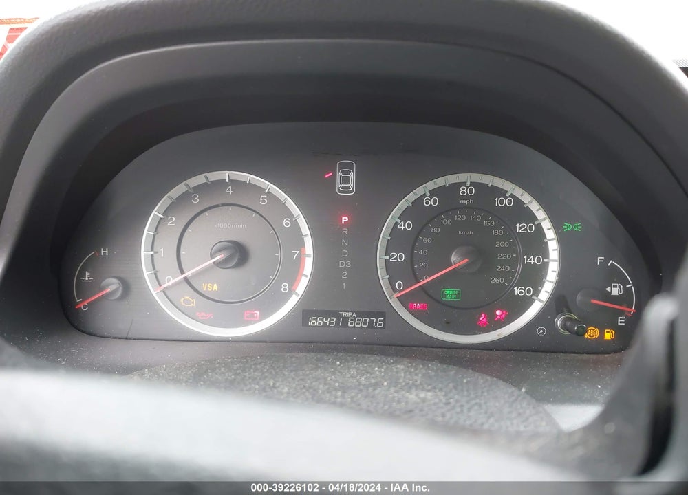 2010 HONDA ACCORD 2.4 LX VIN: 1HGCP2F34AA059619
