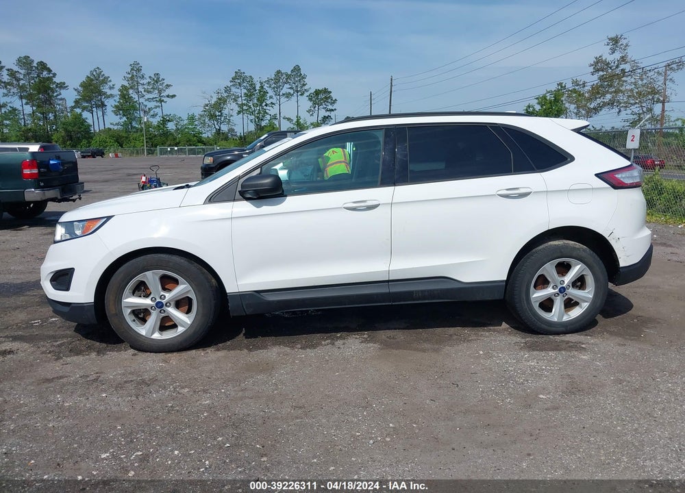 2015 FORD EDGE SE VIN: 2FMTK4G98FBC31931