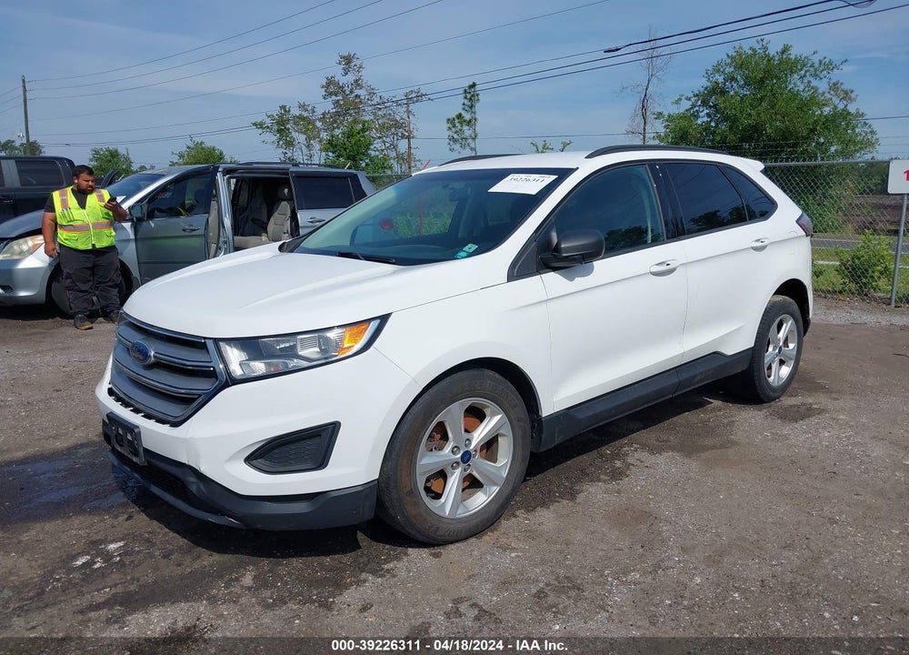 2015 FORD EDGE SE VIN: 2FMTK4G98FBC31931