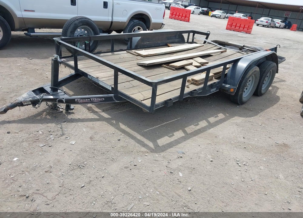 2020 FRIESEN UTILITY TRAILER 6X14 VIN: 7LRSH1428L1015998