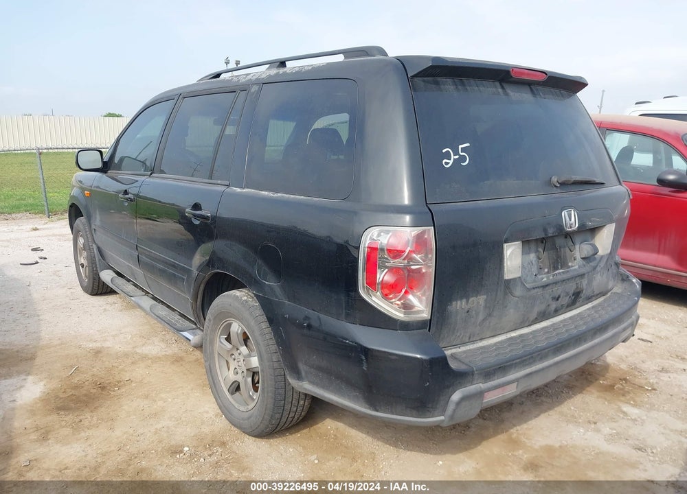 2007 HONDA PILOT EX-L VIN: 5FNYF28737B044732
