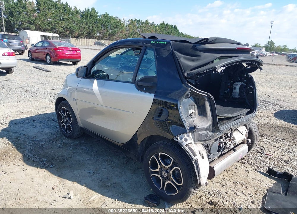 2017 SMART FORTWO PASSION/PRIME/PROXY VIN: WMEFK5DA6HK168943