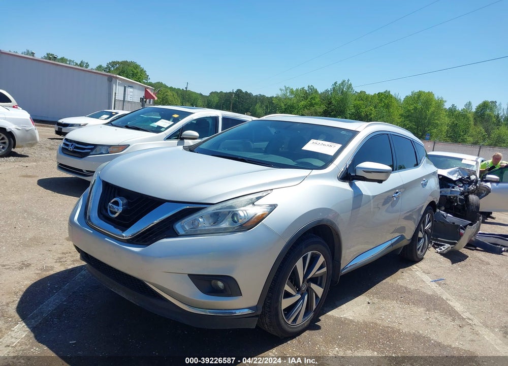 2017 NISSAN MURANO VIN: 5N1AZ2MG4HN186245
