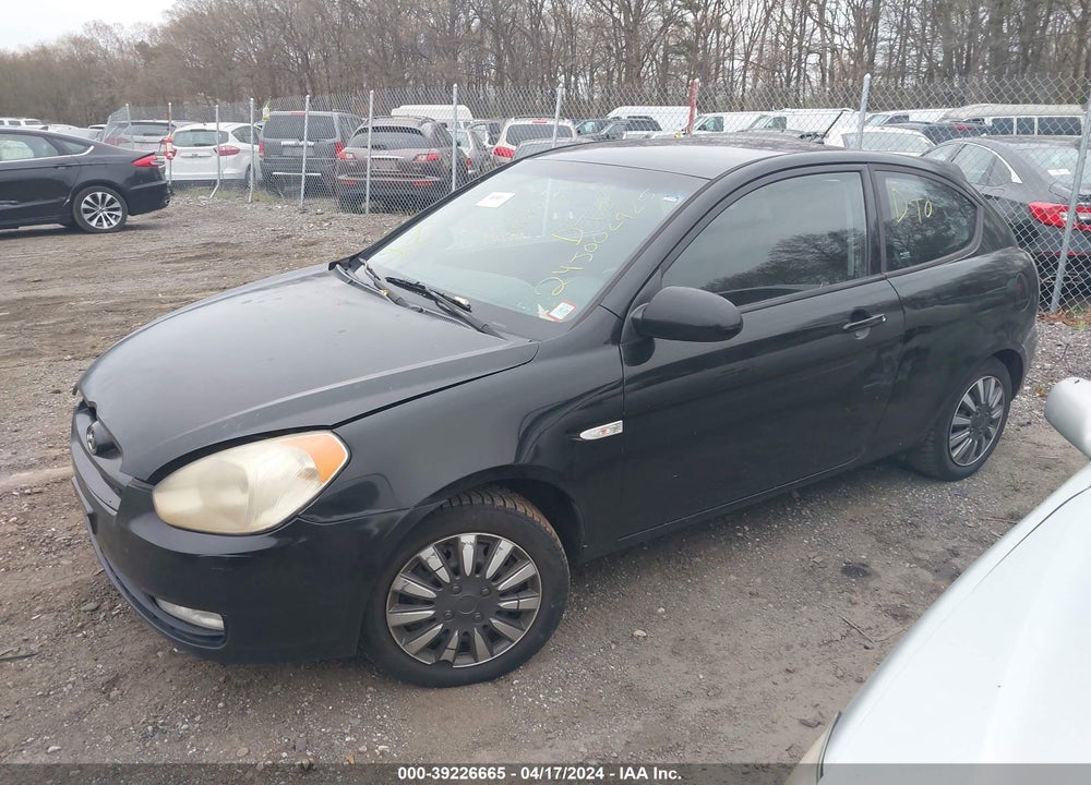 2007 HYUNDAI ACCENT SE VIN: KMHCN36C87U027723