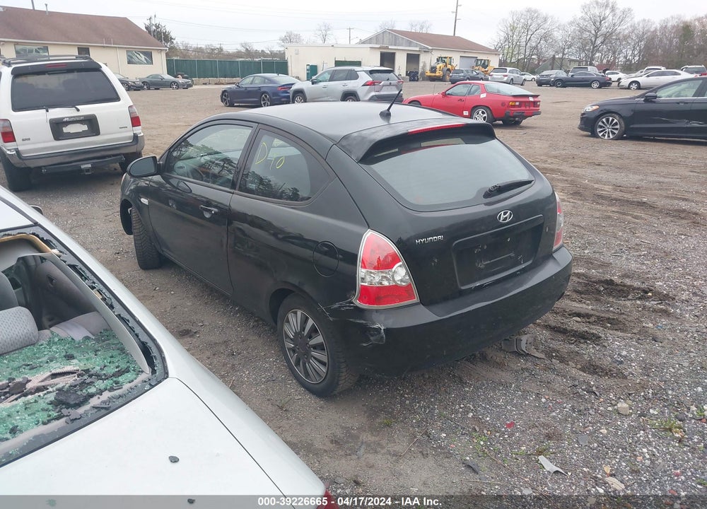 2007 HYUNDAI ACCENT SE VIN: KMHCN36C87U027723
