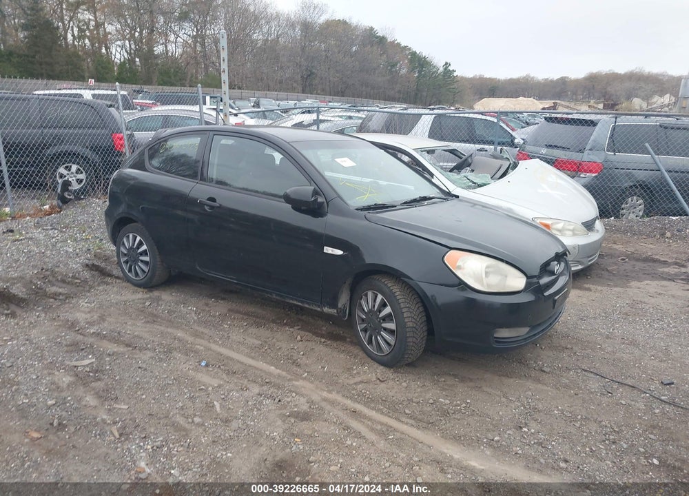 2007 HYUNDAI ACCENT SE VIN: KMHCN36C87U027723