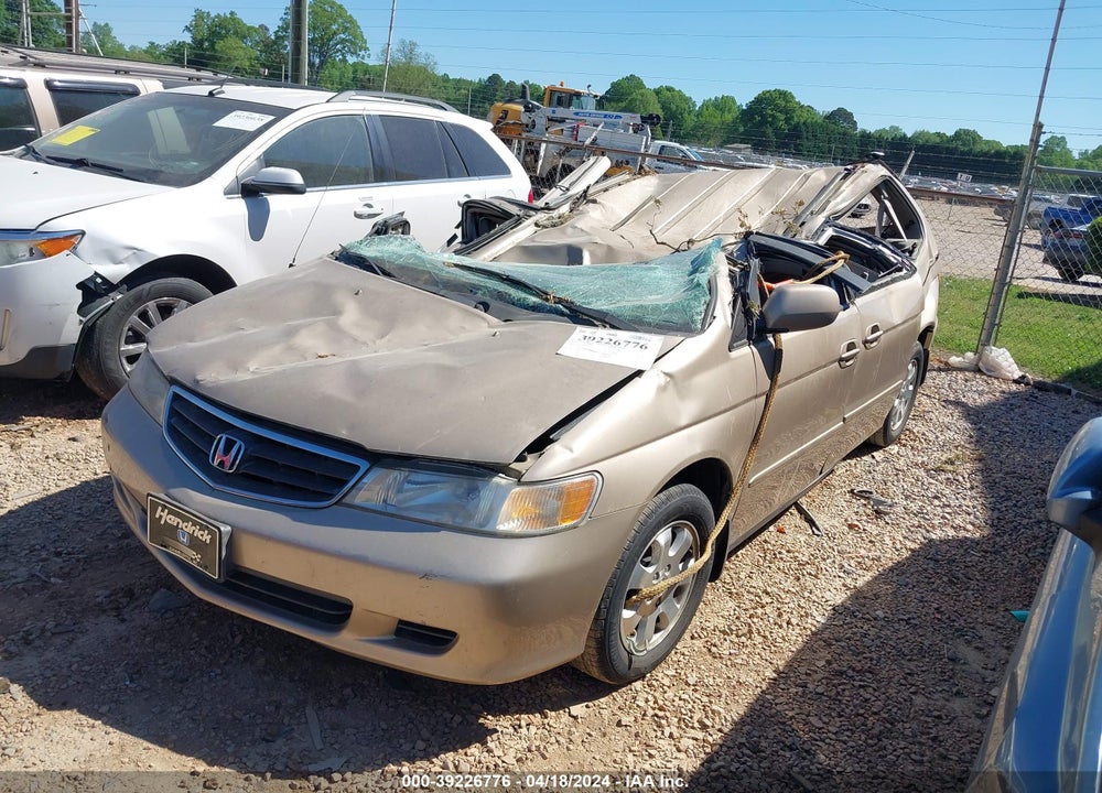 2002 HONDA ODYSSEY EX VIN: 2HKRL18612H504849