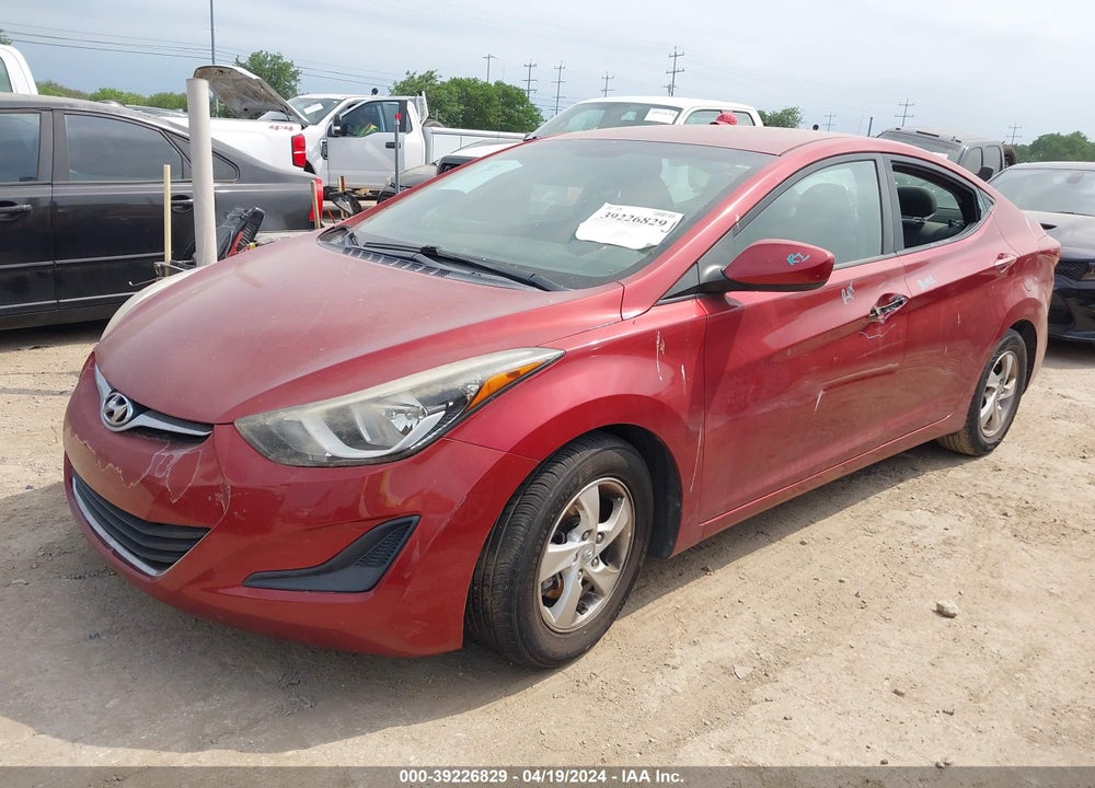 2015 HYUNDAI ELANTRA SE VIN: 5NPDH4AE4FH588167