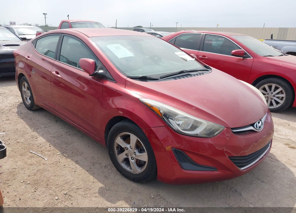 2015 HYUNDAI ELANTRA SE VIN: 5NPDH4AE4FH588167
