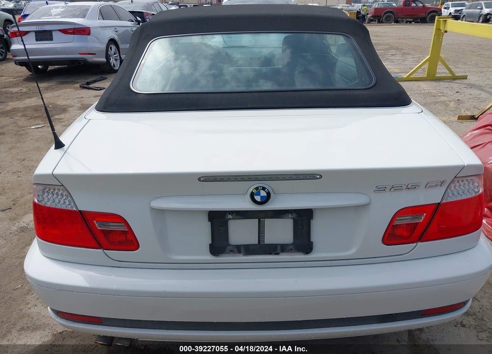 2004 BMW 325CI VIN: WBABW33494PG98323