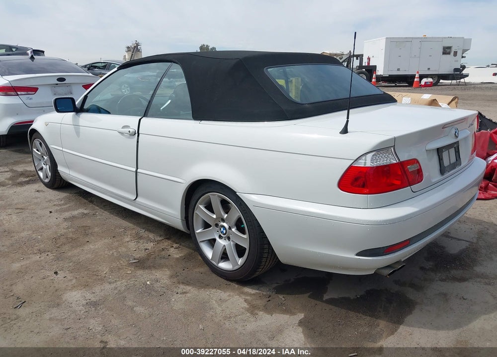 2004 BMW 325CI VIN: WBABW33494PG98323