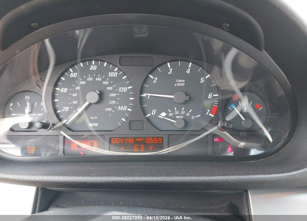 2004 BMW 325CI VIN: WBABW33494PG98323
