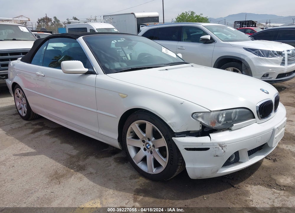 2004 BMW 325CI VIN: WBABW33494PG98323