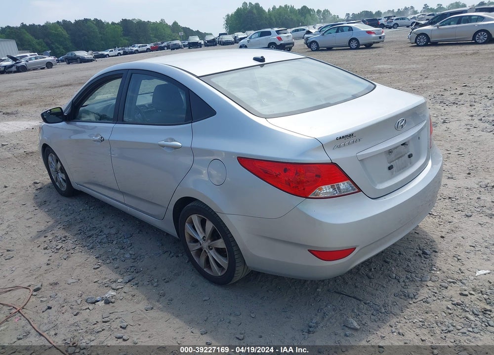 2014 HYUNDAI ACCENT GLS VIN: KMHCU4AE1EU776328