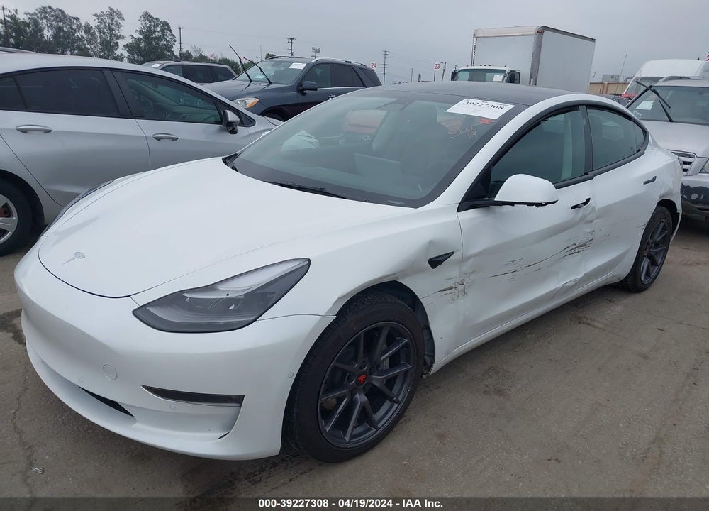 2022 TESLA MODEL 3 LONG RANGE DUAL MOTOR ALL-WHEEL DRIVE VIN: 5YJ3E1EB0NF131212