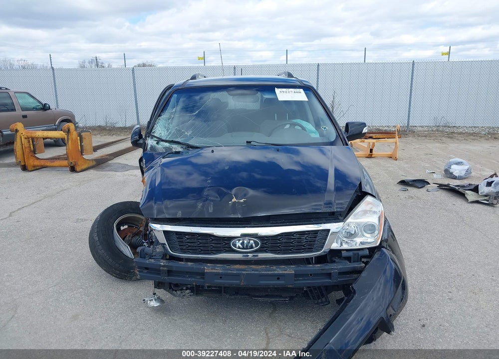 2012 KIA SEDONA LX VIN: KNDMG4C74C6493647