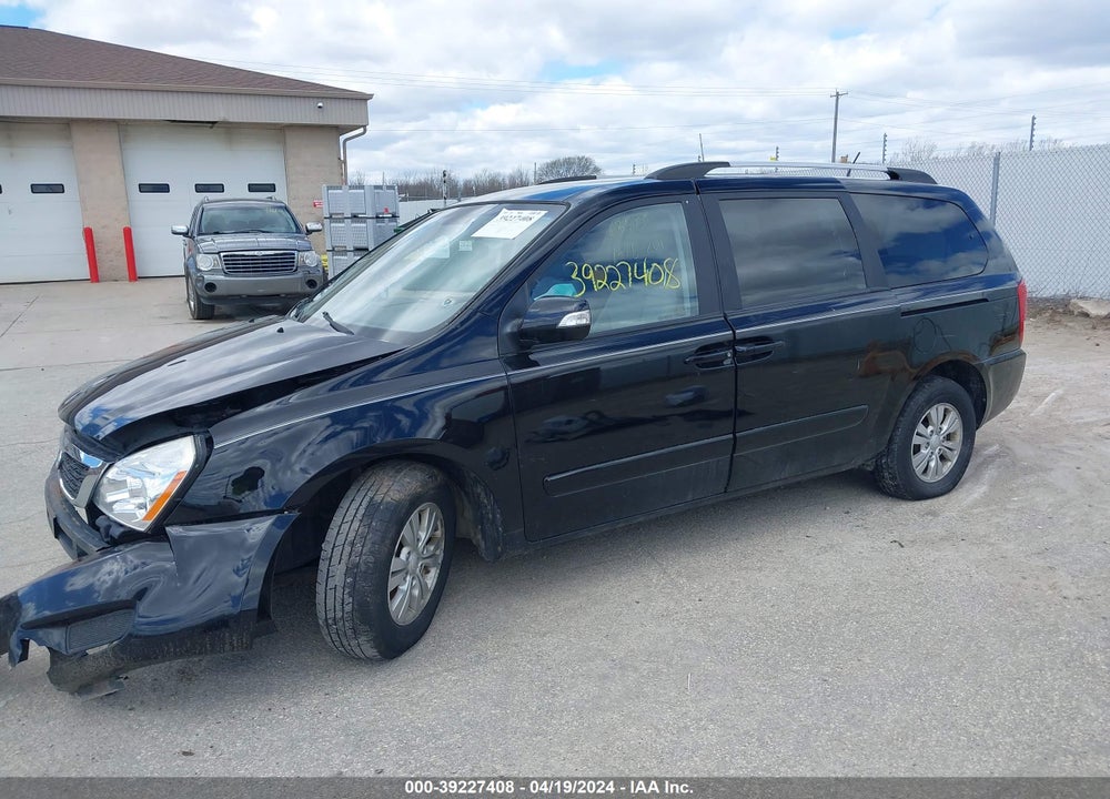2012 KIA SEDONA LX VIN: KNDMG4C74C6493647