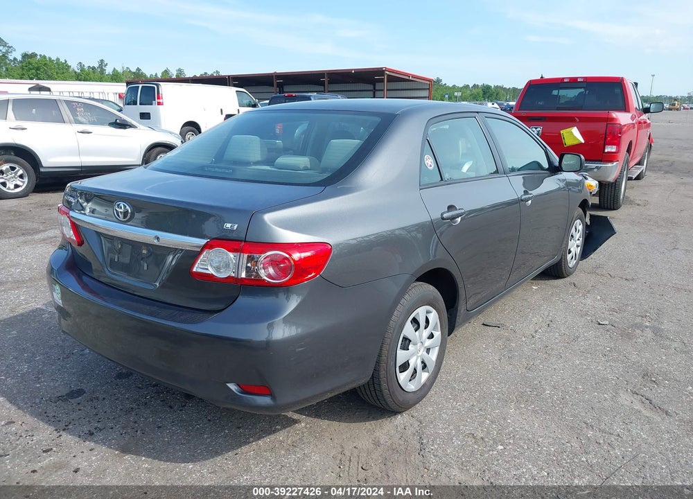 2011 TOYOTA COROLLA LE VIN: 2T1BU4EE9BC703582
