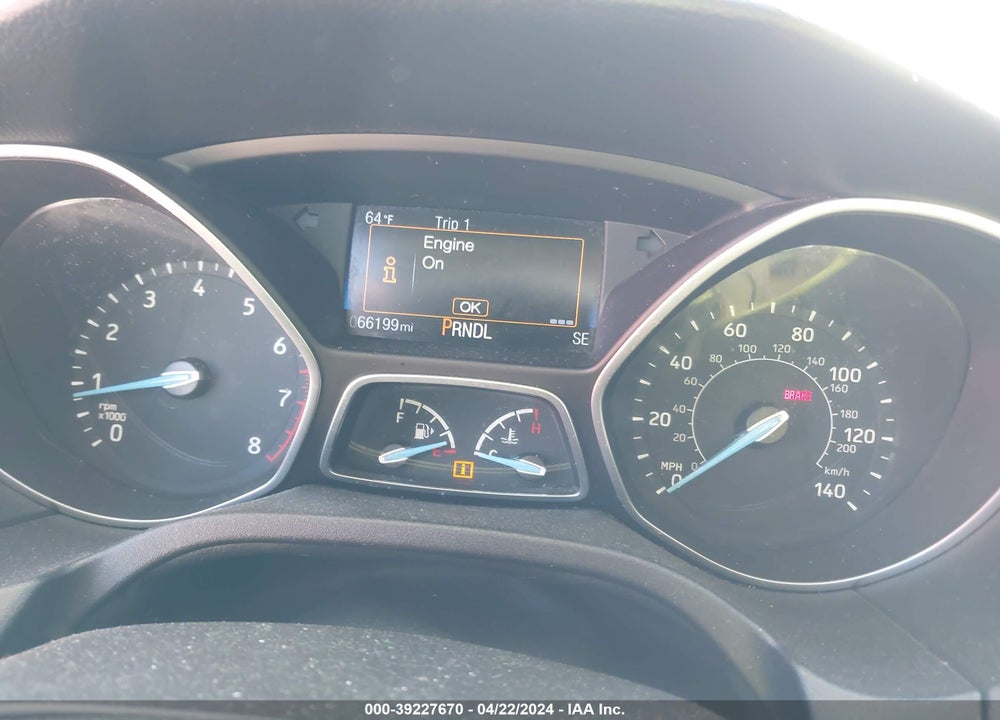 2016 FORD FOCUS SE VIN: 1FADP3K21GL253078