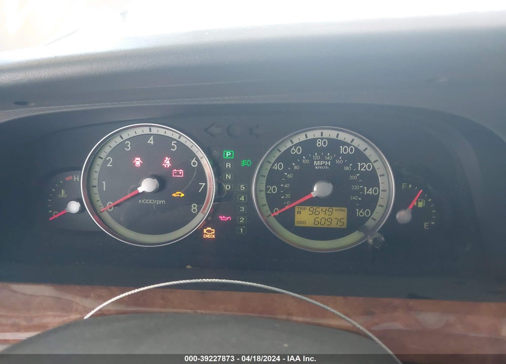 2004 KIA AMANTI VIN: KNALD124945021474