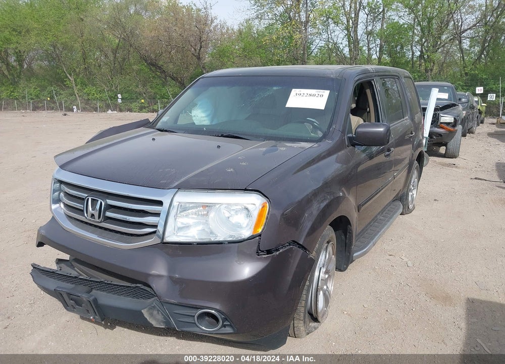 2013 HONDA PILOT EX-L VIN: 5FNYF4H6XDB077886