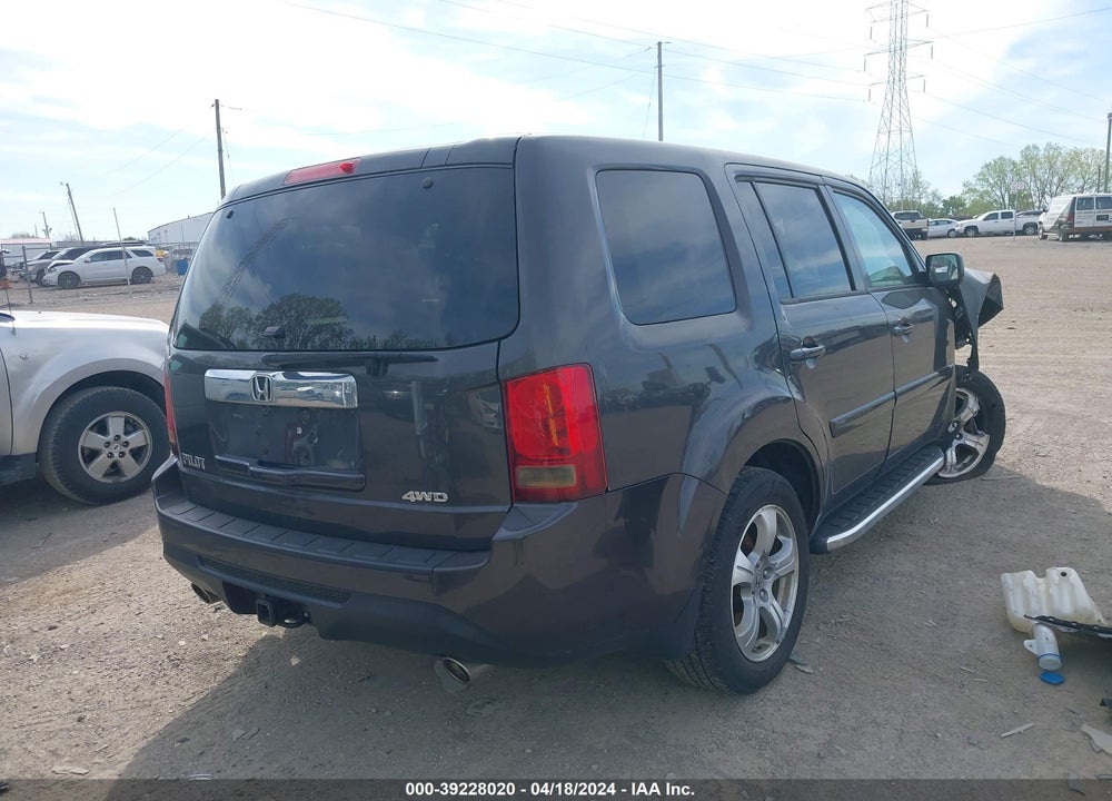2013 HONDA PILOT EX-L VIN: 5FNYF4H6XDB077886