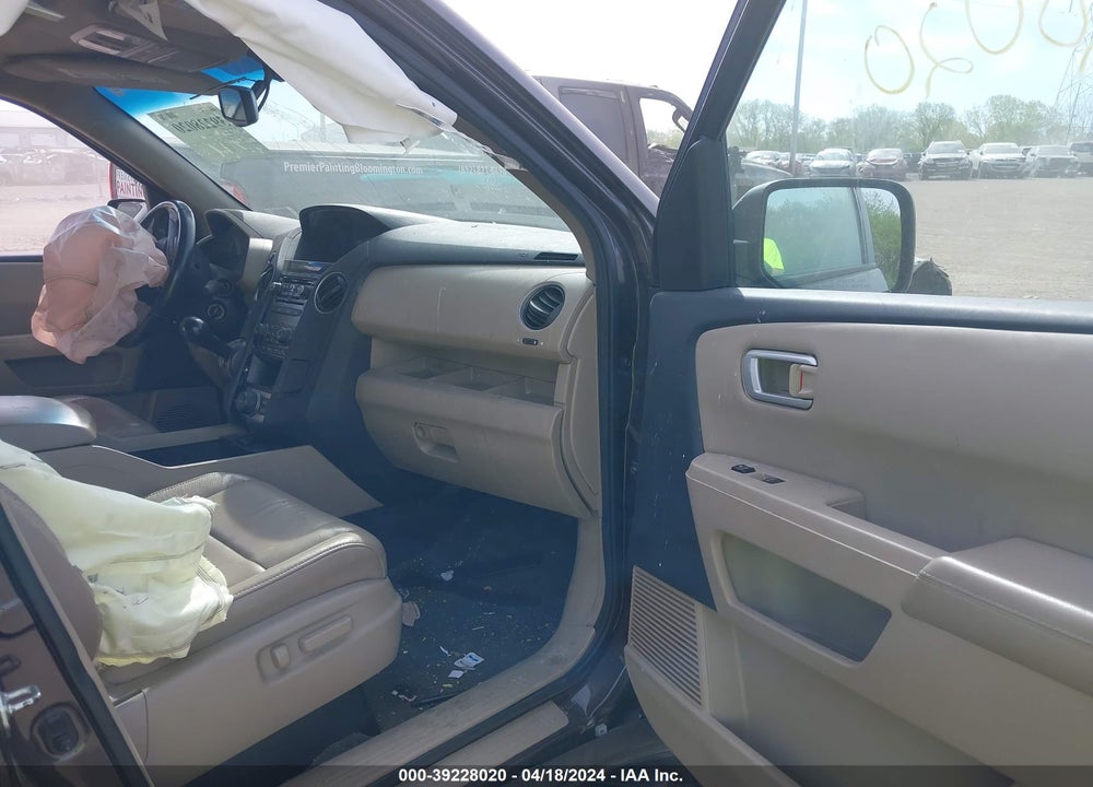 2013 HONDA PILOT EX-L VIN: 5FNYF4H6XDB077886