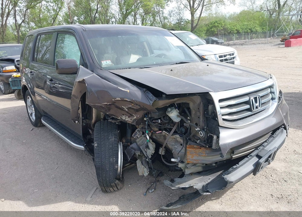 2013 HONDA PILOT EX-L VIN: 5FNYF4H6XDB077886