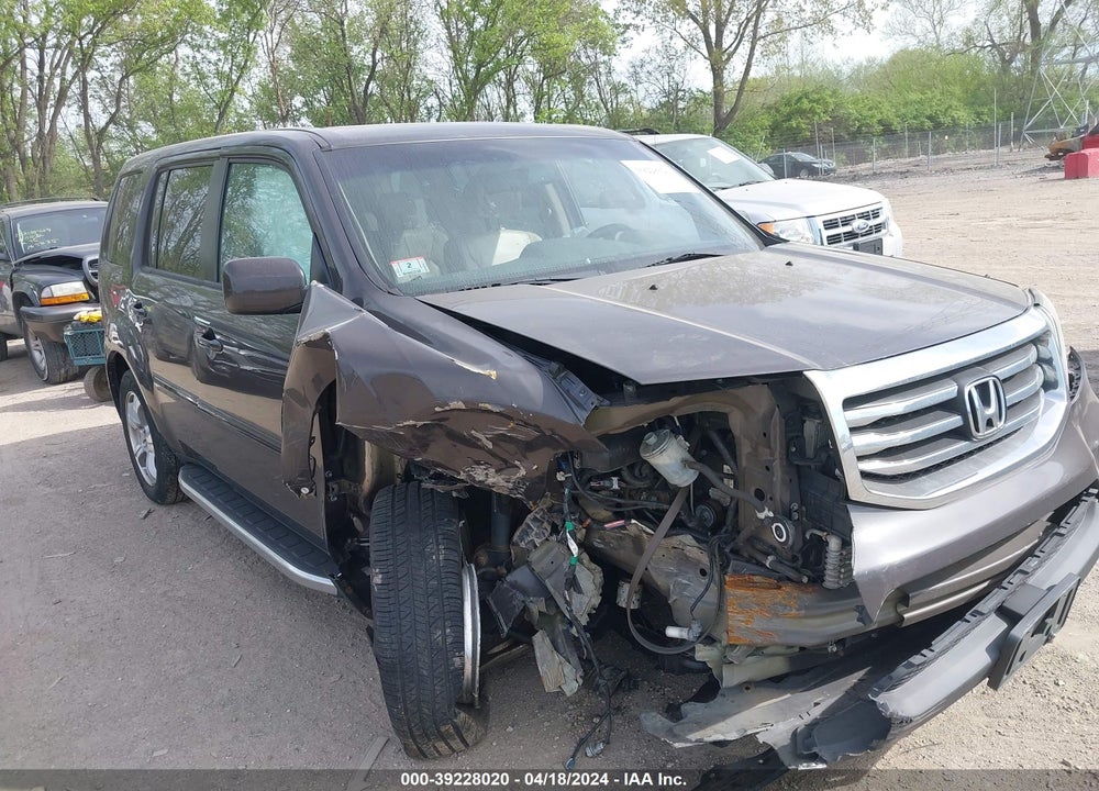 2013 HONDA PILOT EX-L VIN: 5FNYF4H6XDB077886