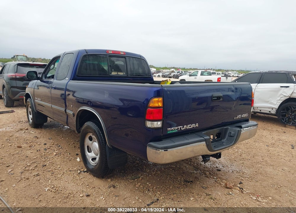 2002 TOYOTA TUNDRA SR5 V8 VIN: 5TBBT44192S232163