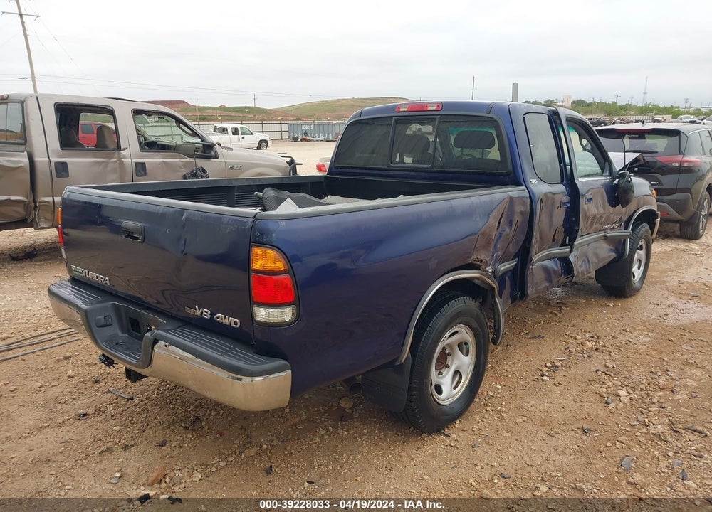 2002 TOYOTA TUNDRA SR5 V8 VIN: 5TBBT44192S232163